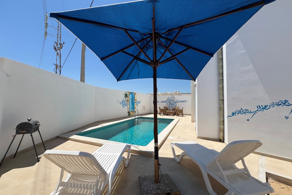 A louer à l'année, Villa S+2 à Djerba Mezraya