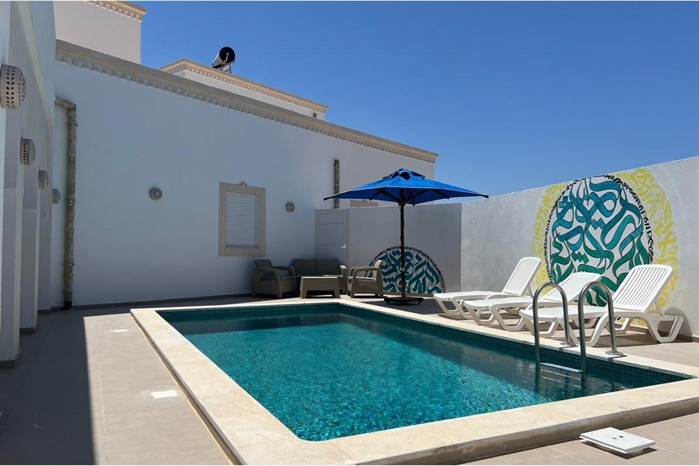 A louer Villa S+2 à Djerba la zone touristique