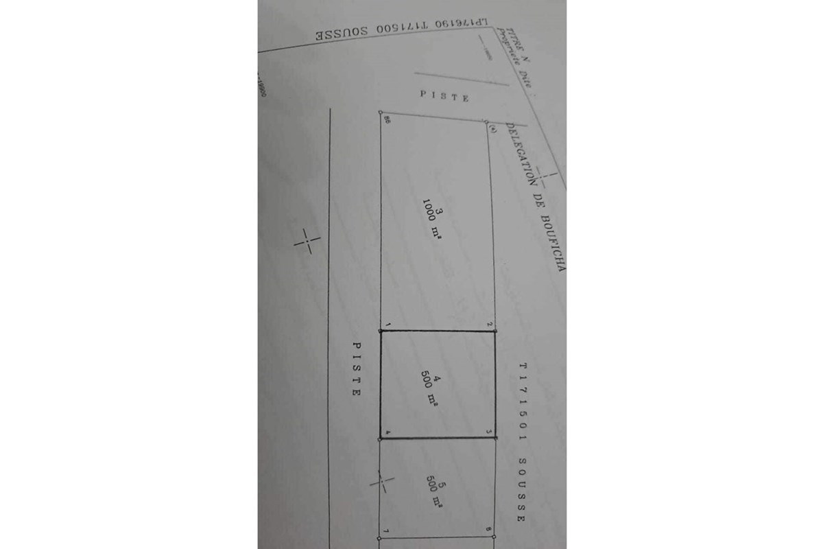 A vendre lot de terrain de 500m²
