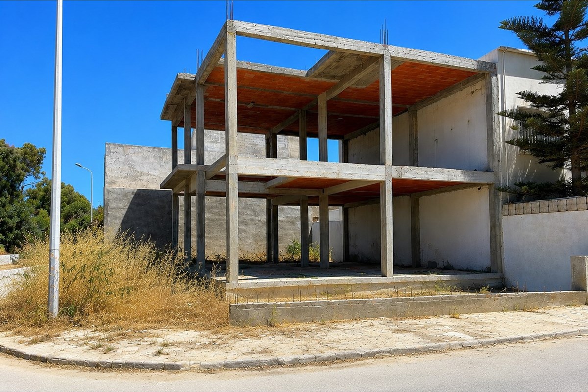 A vendre Villa inachevée à Raoued