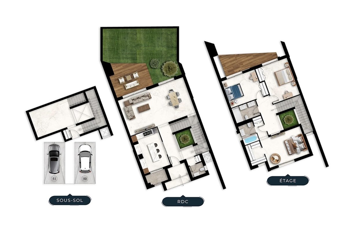 A vendre des Duplex à Chotrana (Direct Promoteur)