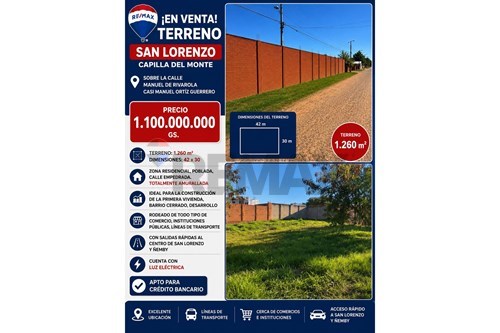 en venta en San Lorenzo