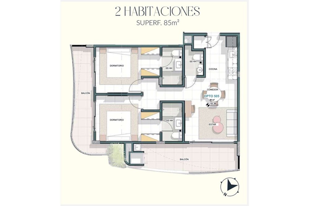 Departamento en venta en Las Lomas, Asunción — foto 3