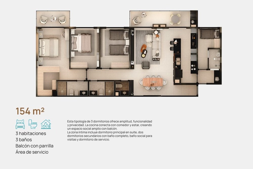 Departamento en venta en Bella Vista, Asunción — foto 2