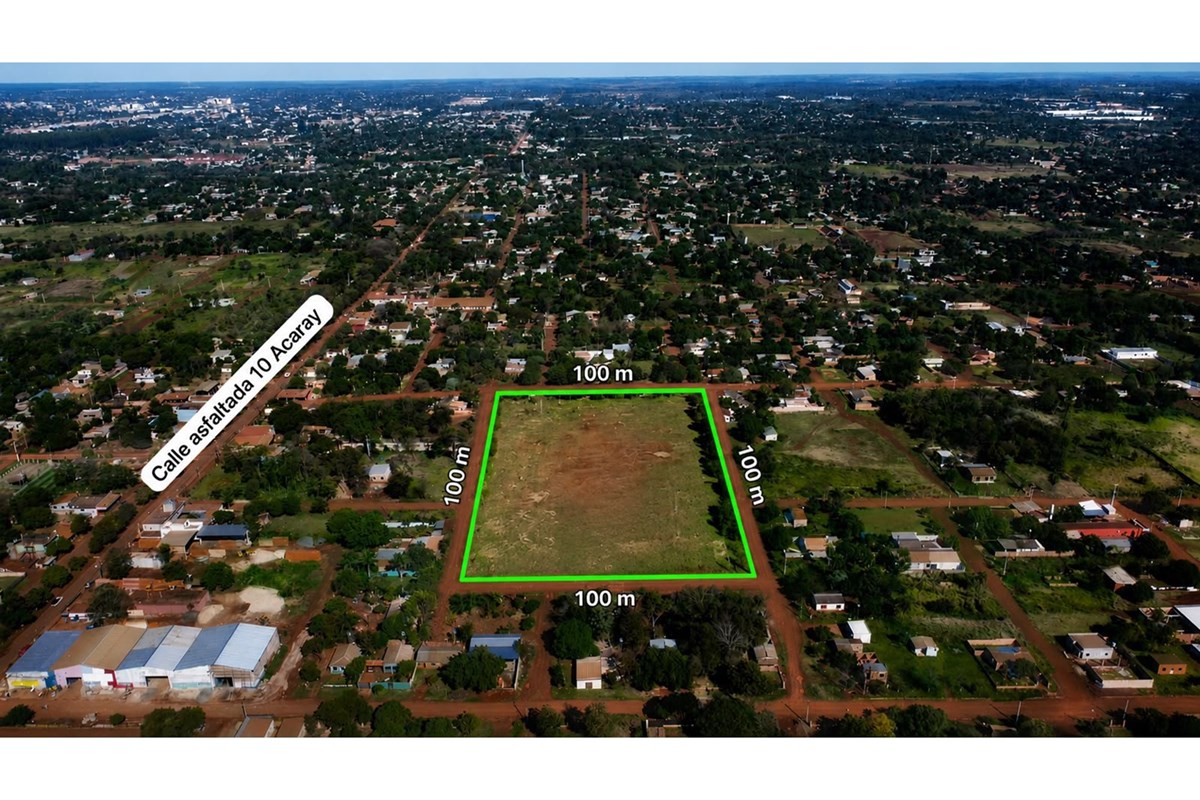 🌿 Terreno en venta 1 hectárea | Km 10 Acaray, Ciudad del Este — foto 2