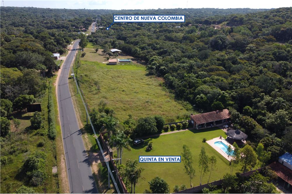 En venta una amplia e imponente casa quinta ubicada en la ciudad de Nueva Colombia, sobre la Ruta Nueva Colombia-Loma Gr — foto 3