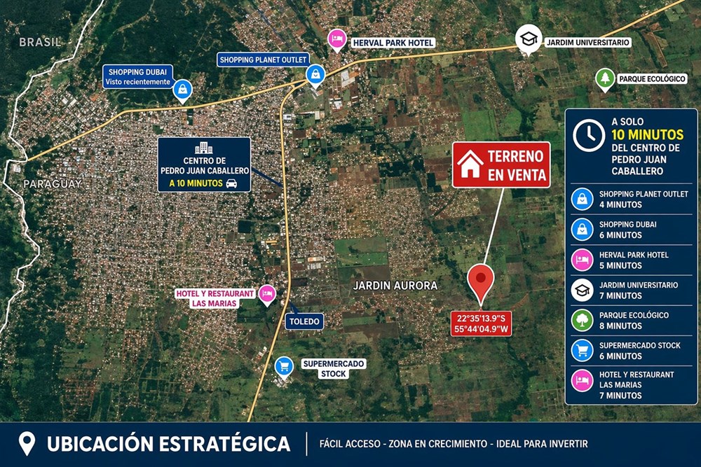 Terreno en venta en Pedro Juan Caballero — foto 3