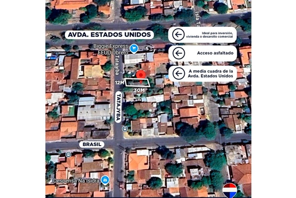 Terreno en venta en Obrero, Asunción — foto 2