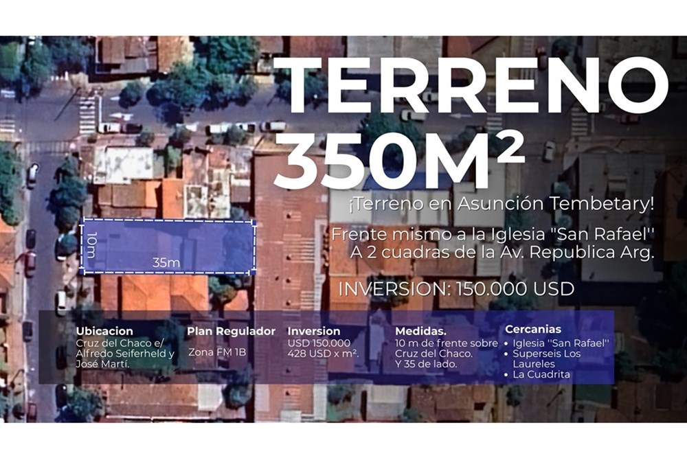 Terreno en venta en Tembetary, Asunción — foto 2