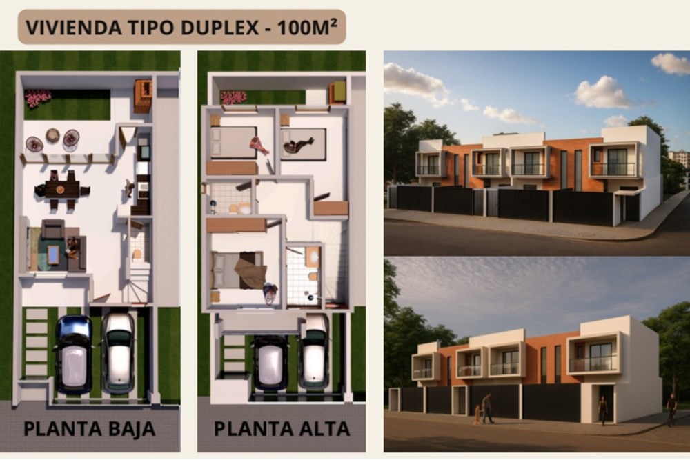 ¡Descubrí tu nuevo hogar en un entorno vibrante y moderno en el corazón de Luque, Paraguay! Este dúplex, parte de un Nue — foto 2
