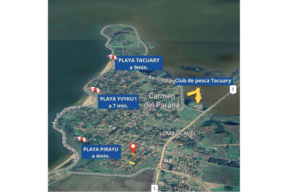 ¡Descubre la excelente oportunidad de adquirir tu casa de verano en el encantador Carmen Del Paraná, Itapúa, Paraguay! E — foto 3