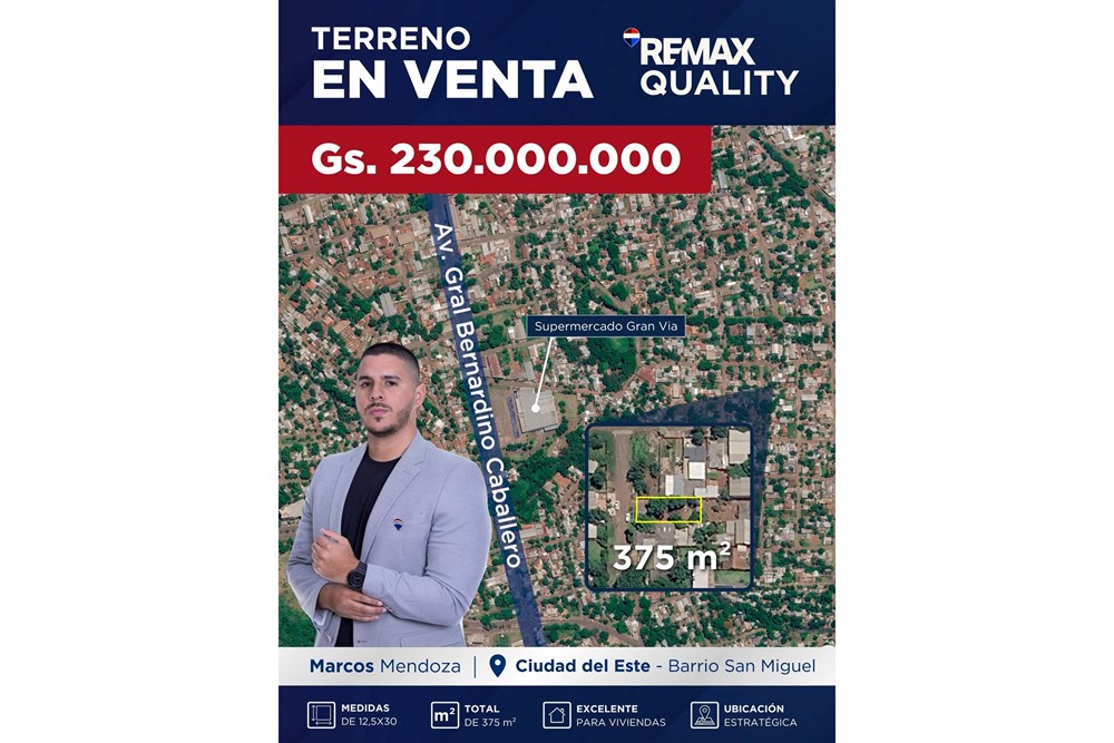 Terreno en venta en San Miguel, Ciudad del Este — foto 3