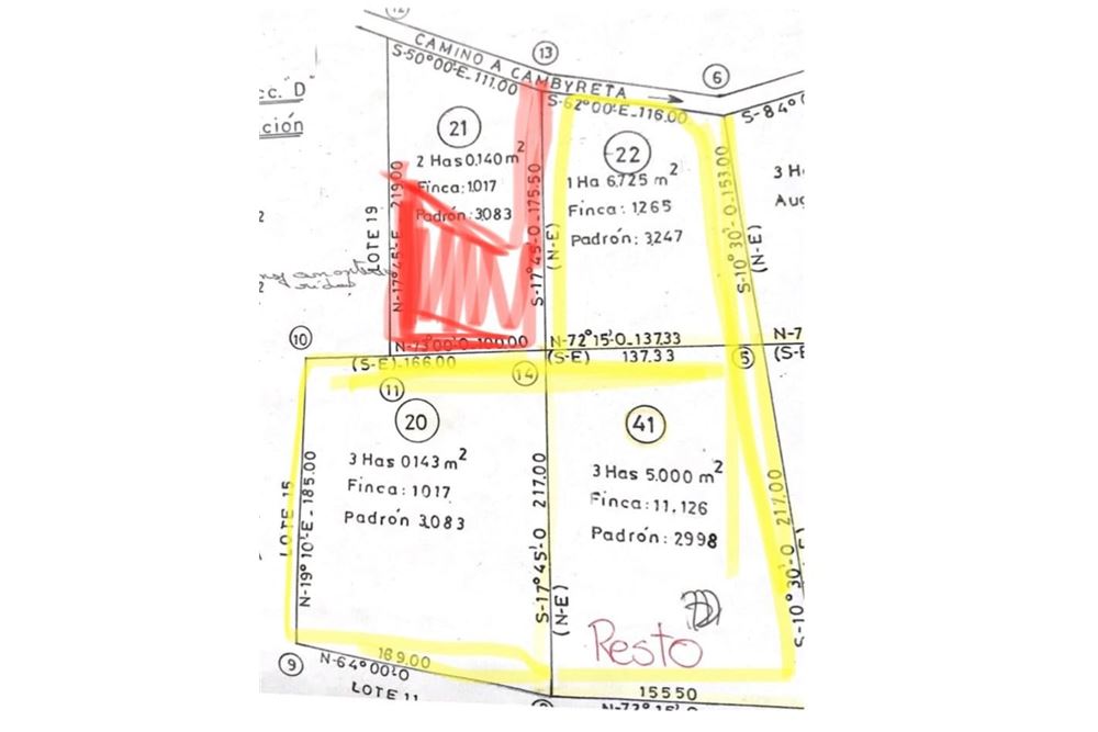Terreno de 3 hectáreas ubicada en el Barrio Chaipé a 2,4 km. de la Ruta 6 y 2,5 km. del Estadio Villa Alegre. — foto 2