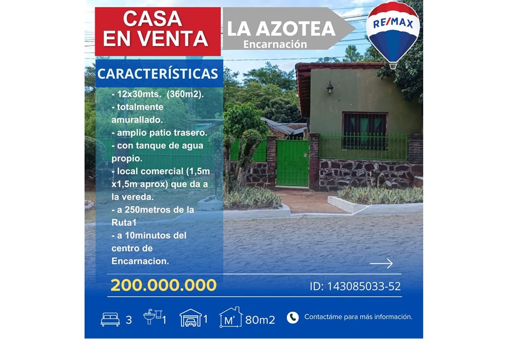 Casa en venta en Encarnación — foto 2