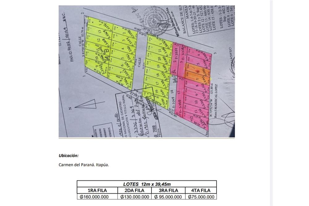 Terreno en venta en VECINAL, Carmen Del Paraná — foto 2