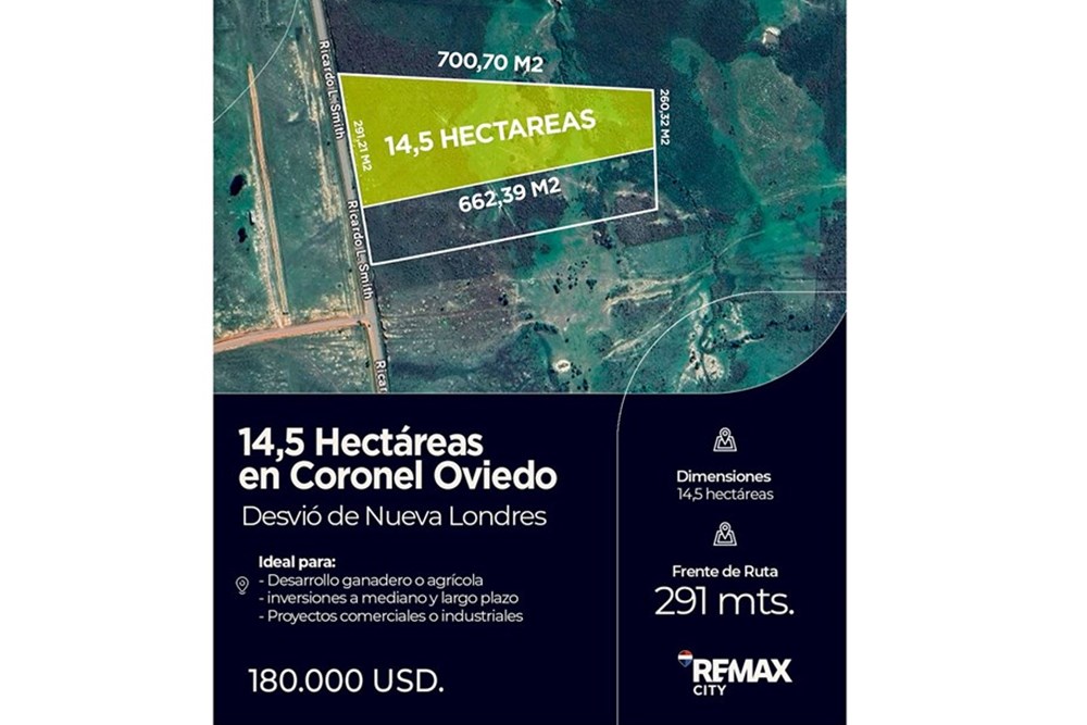 Terreno en venta en Coronel Oviedo — foto 3