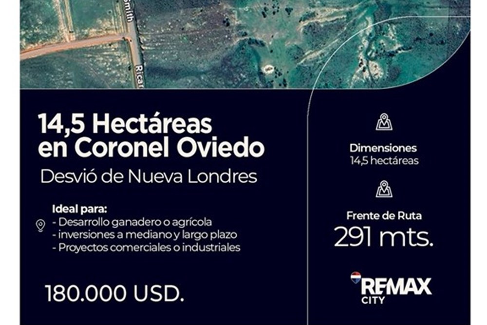 Terreno en venta en Coronel Oviedo — foto 2