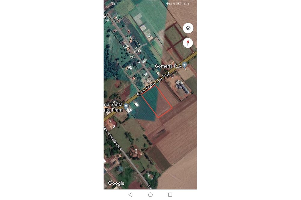 Terreno en venta sobre la ruta Graneros del Sur a 100 metros del pueblo fram, zona industrial con una superficie de 3.08 — foto 2