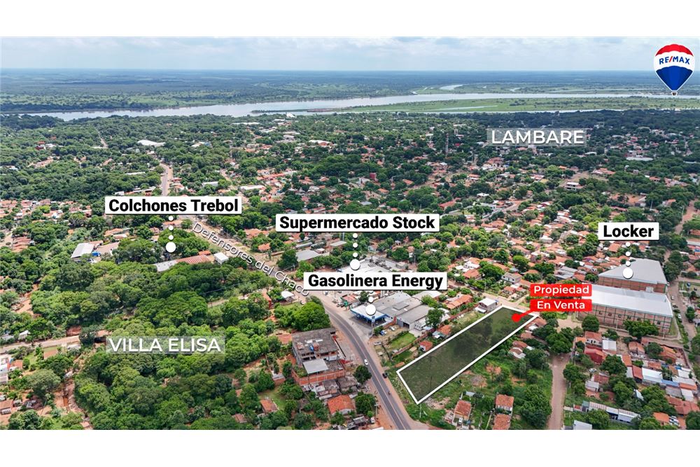 En Venta Amplio Terreno en Lambaré de 2901 m2, salida de calle a calle!  — foto 2