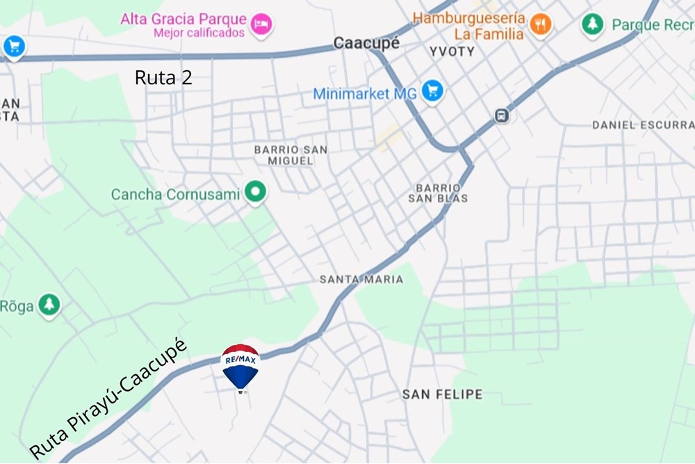 Hermoso terreno a 250 mts de la ruta Pirayú-Caacupé. — foto 2