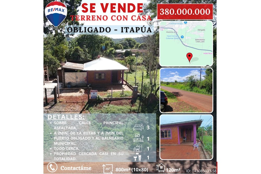 Casa en venta en Obligado — foto 2