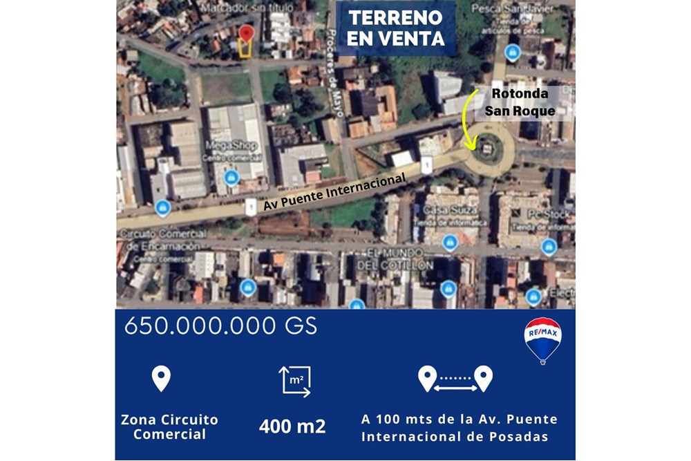 Terreno en venta en Buena Vista, Encarnación — foto 3