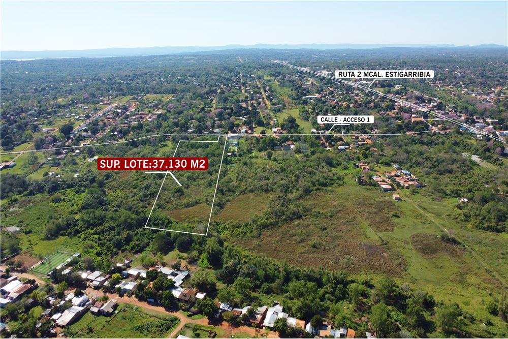 Propiedad de 37.130 m², con un acceso de 20 metros de frente sobre la calle asfaltada Santa Rosa y en contra frente 108  — foto 3