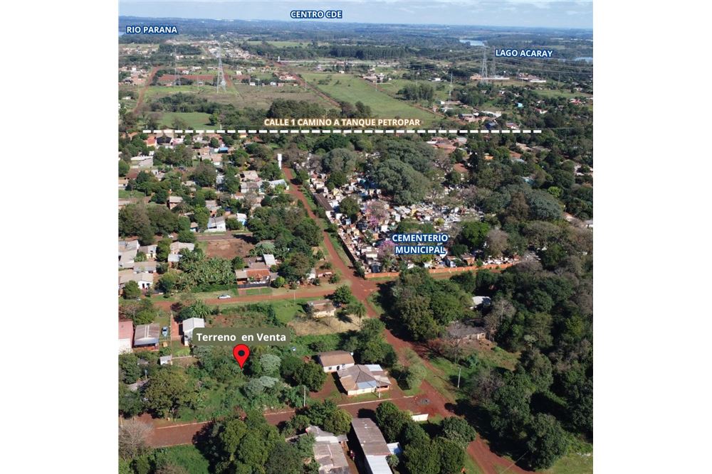 Terreno en venta en Caacupemi, Hernandarias — foto 2