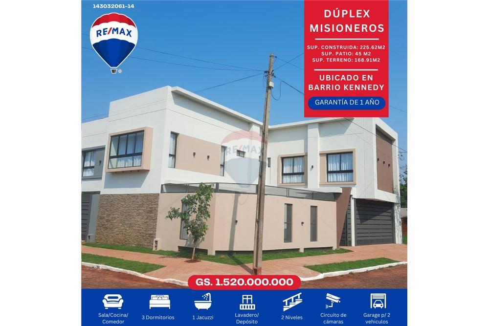 Duplex — 3 dorm. — Kennedy — 1/5