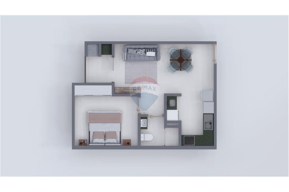 Departamento — 1 dorm. — Fernando De La Mora — 3/5