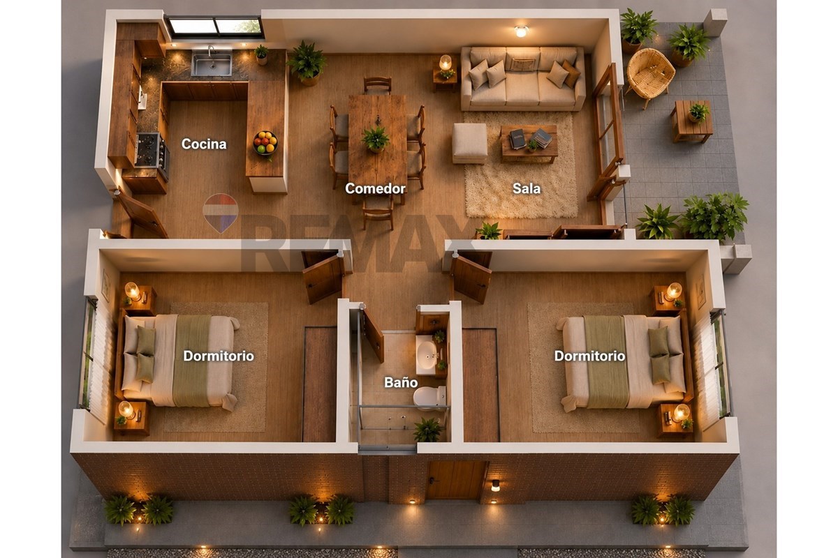Casa — 2 dorm. — Isla Aveiro — 2/5
