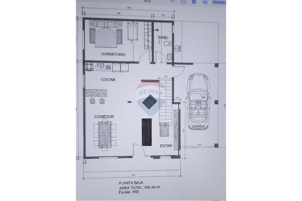 Casa — 1 dorm. — San Alfredo — 2/5