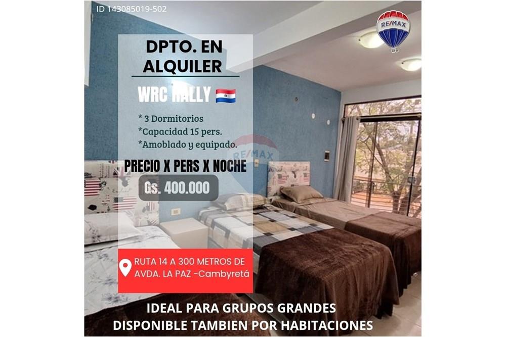 Departamento — 3 dorm. — Cambyretá — 1/5