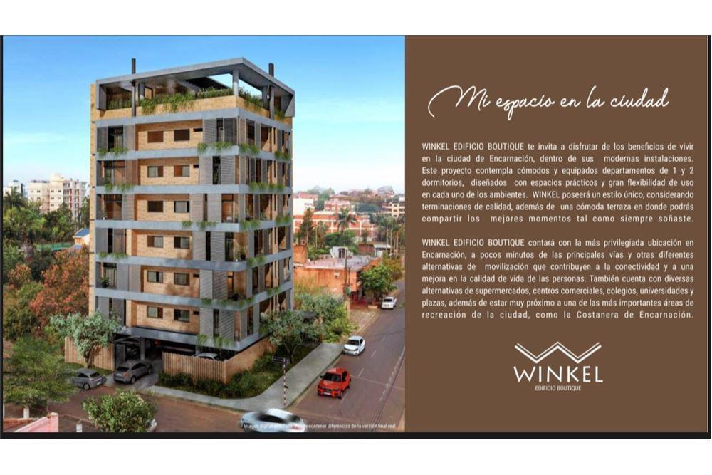 Departamento — 1 dorm. — Encarnación — 2/5