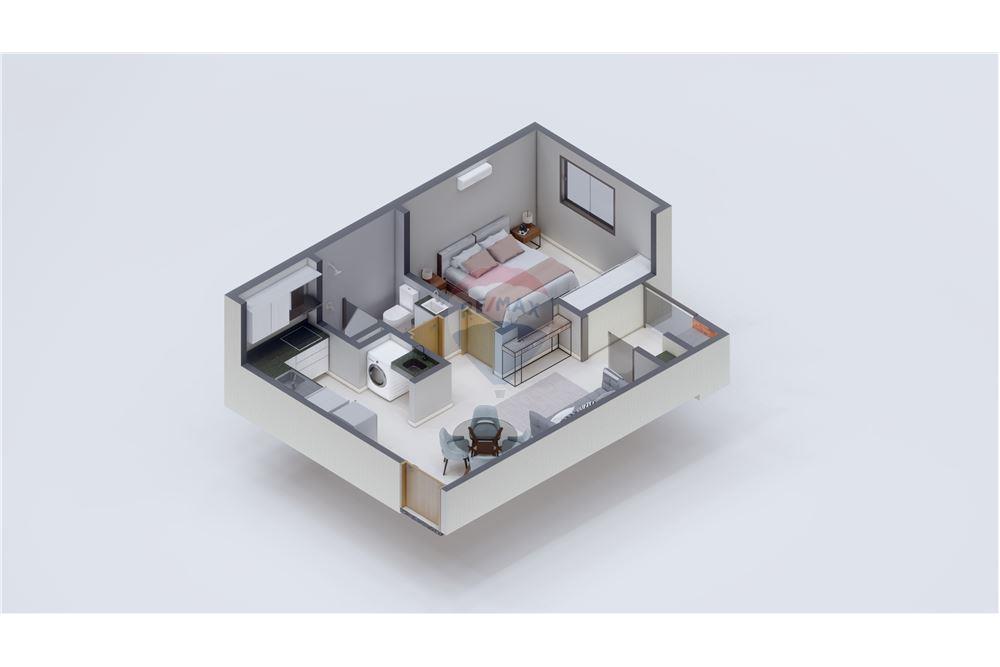 Departamento — 1 dorm. — Fernando De La Mora — 2/5