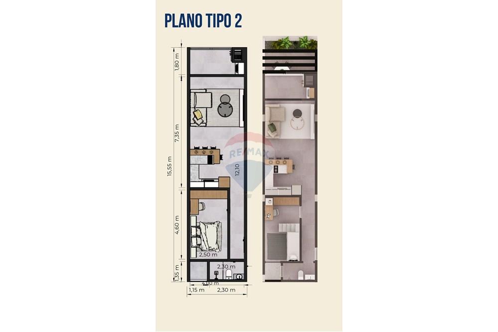 Departamento — 1 dorm. — Ciudad Del Este — 1/5