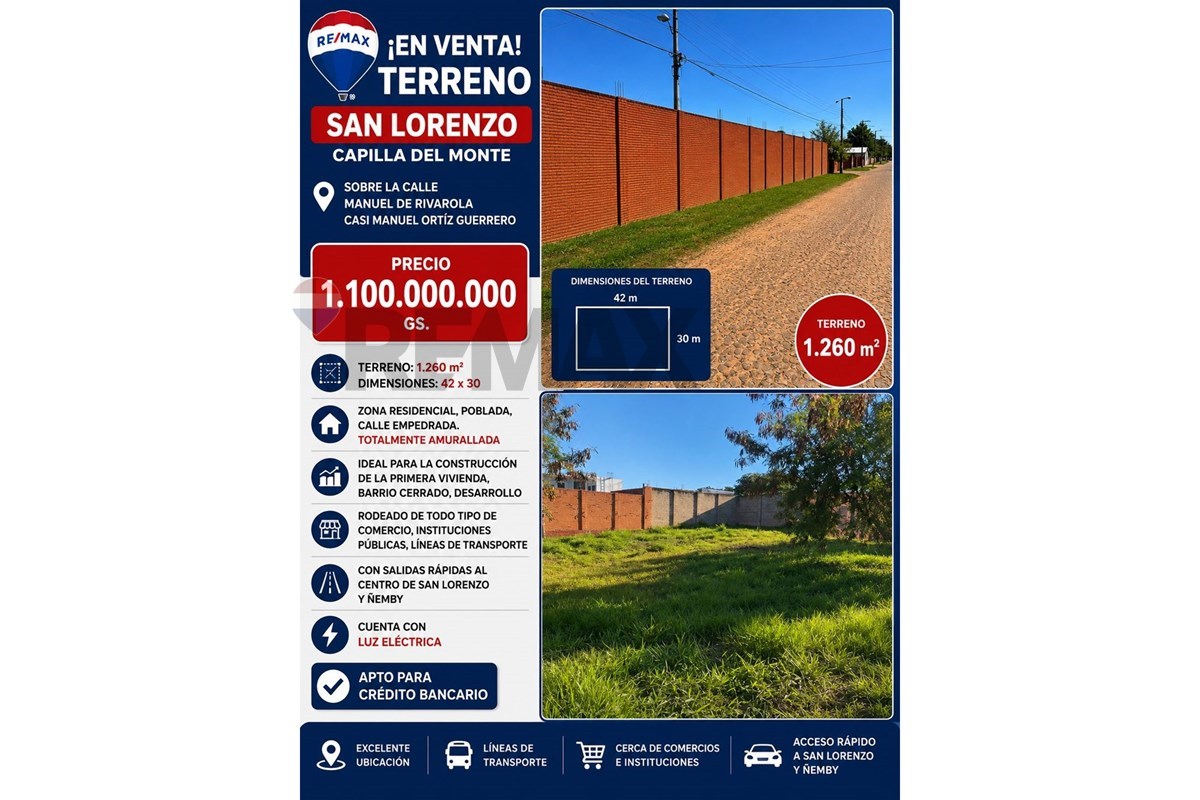 Terreno — Capilla del Monte — 1/4