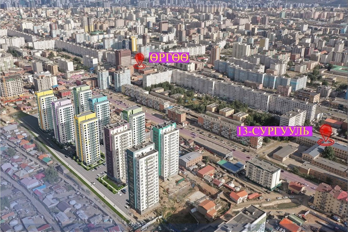 БГД хөх сувд хотхонд 1 өрөө байр худалдана