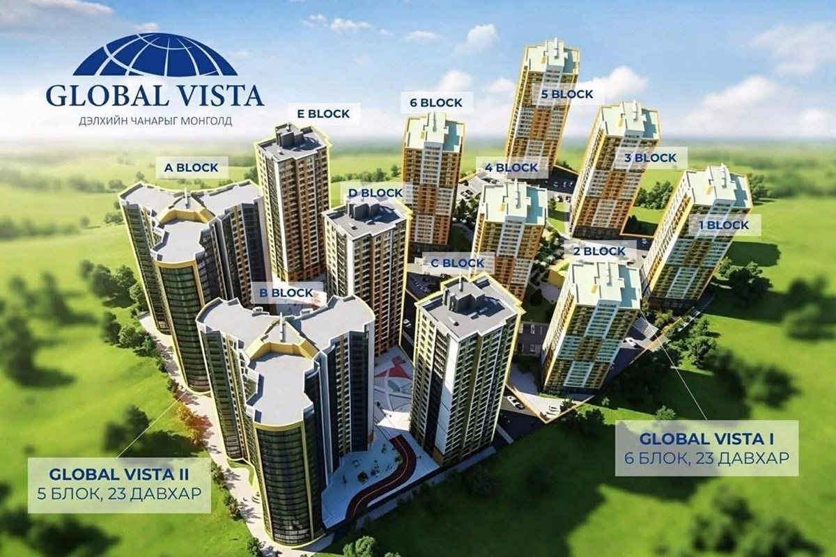 Global Vista хотхонд 2 өрөө байр худалдана