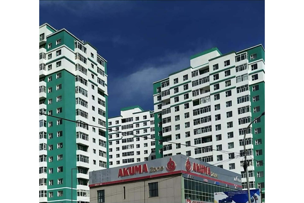 Green apartment 42.37m2 2 өрөө