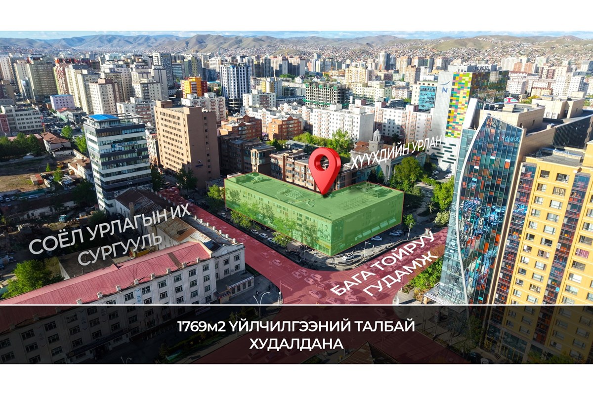 1769.07мкв худалдааны талбай зарна