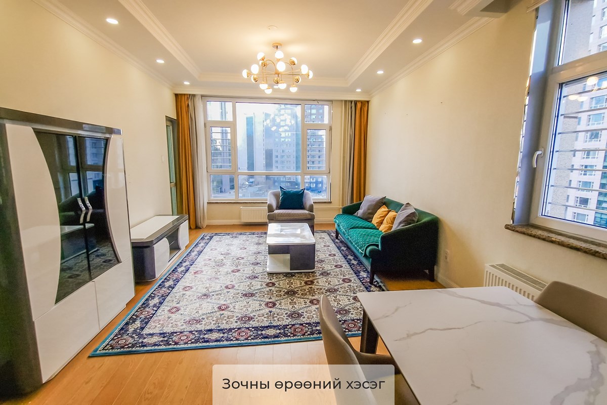 Цэнгэлдэх хотхонд 2 өрөө 55.04м2 хөлслүүлнэ — 4