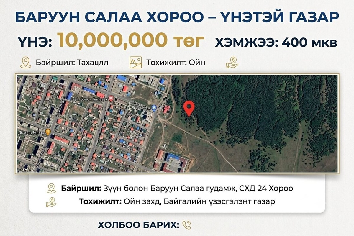 СХД, Баруун салаанд 400мкв газрын эрх шилжүүлнэ