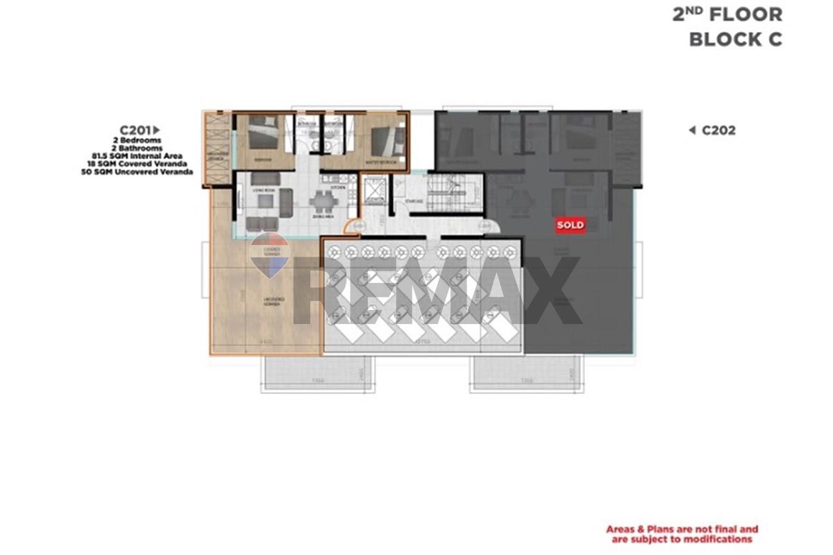Residential - Penthouse - Kiti, Larnaca - CY - BLOCK C - SECOND FLOOR PLAN.jpg - 480091034-239