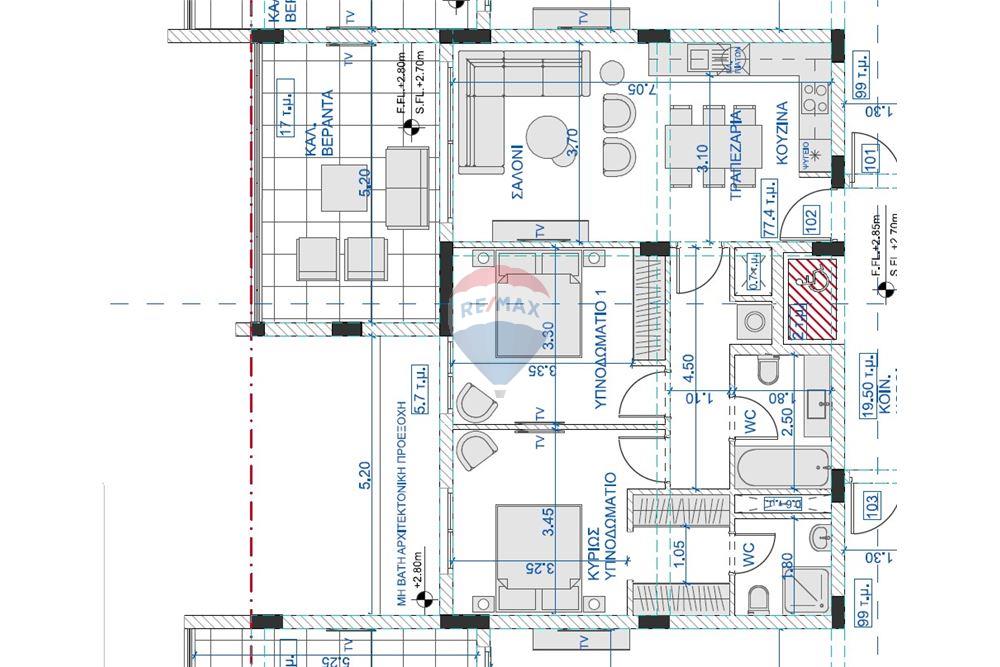 2 Bedroom Apartment in Aradippou - Bild 4