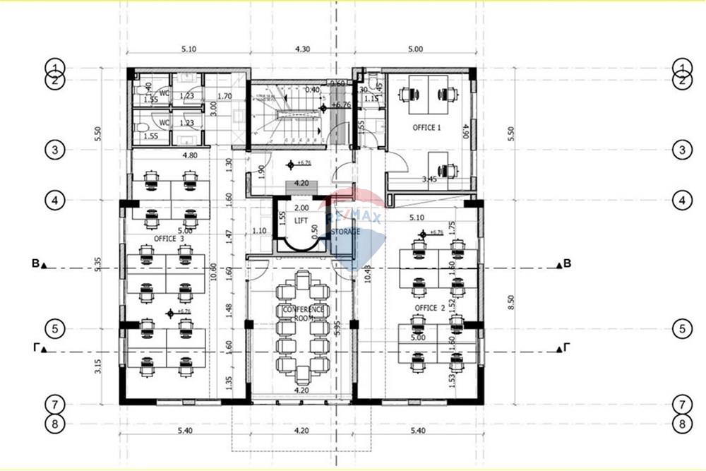 Commercial - Building - Agios Georgios, Limassol - CY - 1st Floor plan.JPG - 480031017-1922