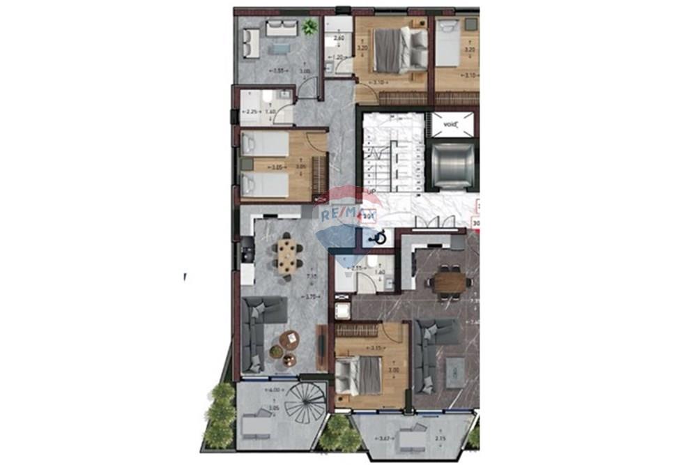Brand New 2+1 Bedroom Penthouse in Faneromeni - Vista 4