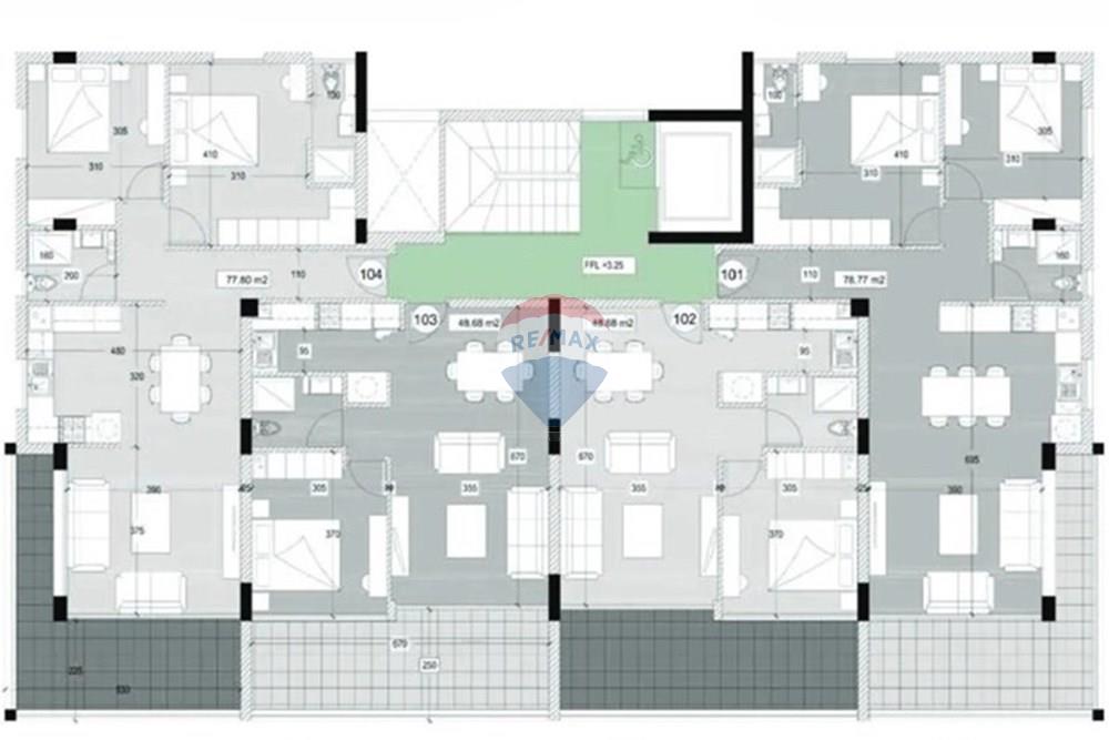 Modern 2-Bedroom Apartment in Livadia - Aanzicht 5