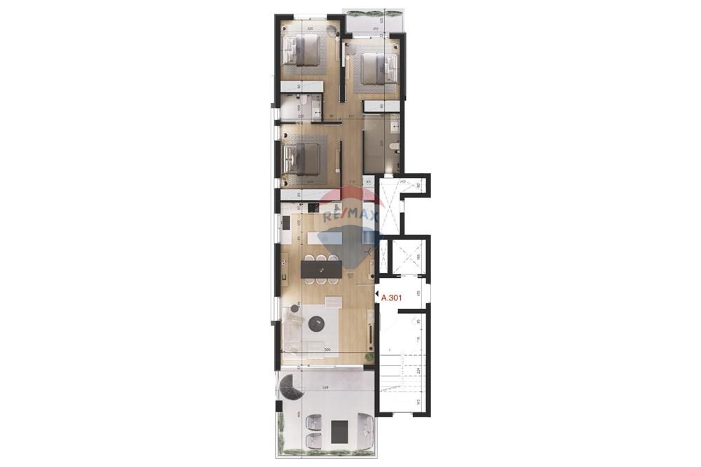 3-Bedroom Penthouse in Agios Athanasios – další