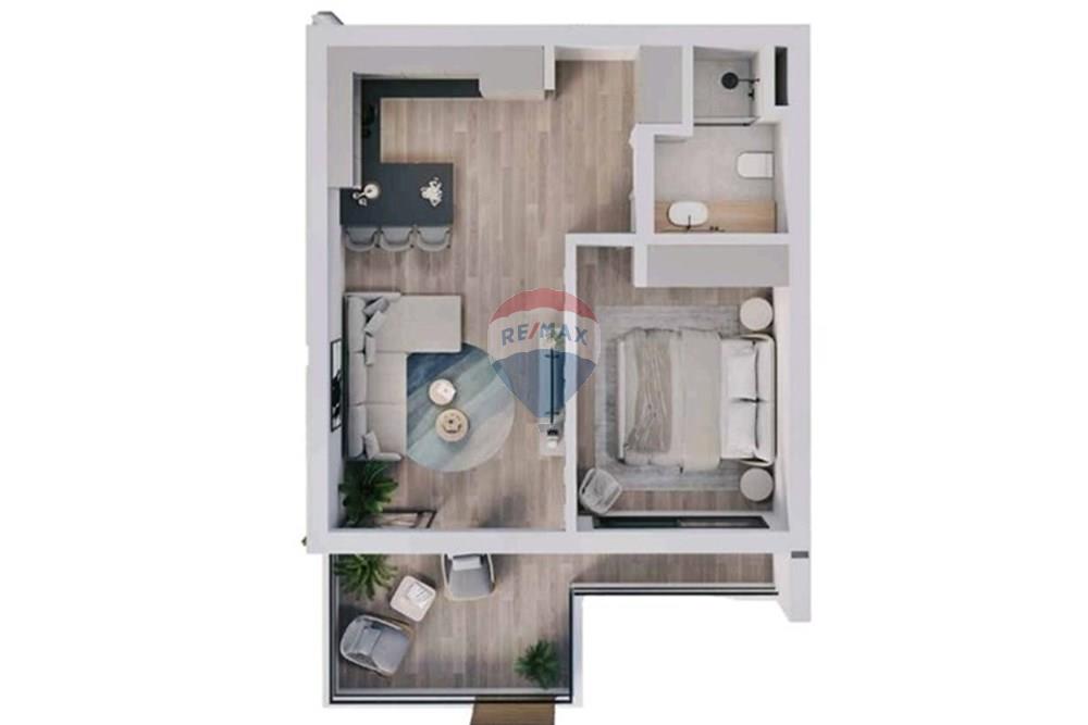 One-Bedroom Apartment in Zakaki - Aanzicht 4